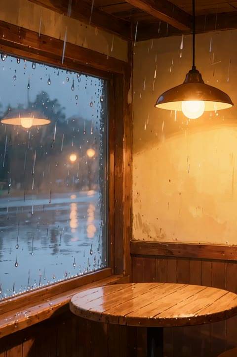 Immerse yourself in a tranquil ambiance with this seamless looping video background, perfect for Twitch streamers, VTubers, and lofi YouTube channels seeking a cozy rainy day aesthetic.